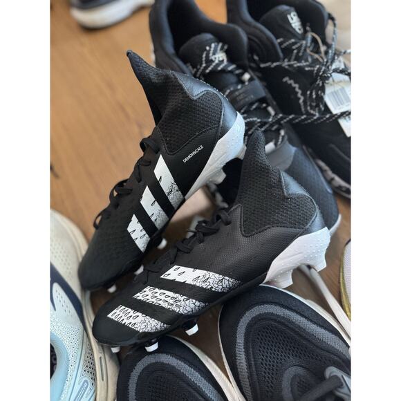 Adidas Predator Freak .3 Frim Ground Black White Cleats Youth Boy's Sz 5 NBS190 - Picture 3 of 6